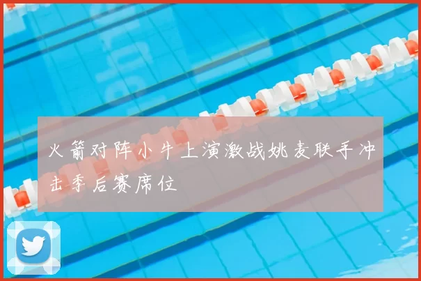火箭对阵小牛上演激战姚麦联手冲击季后赛席位