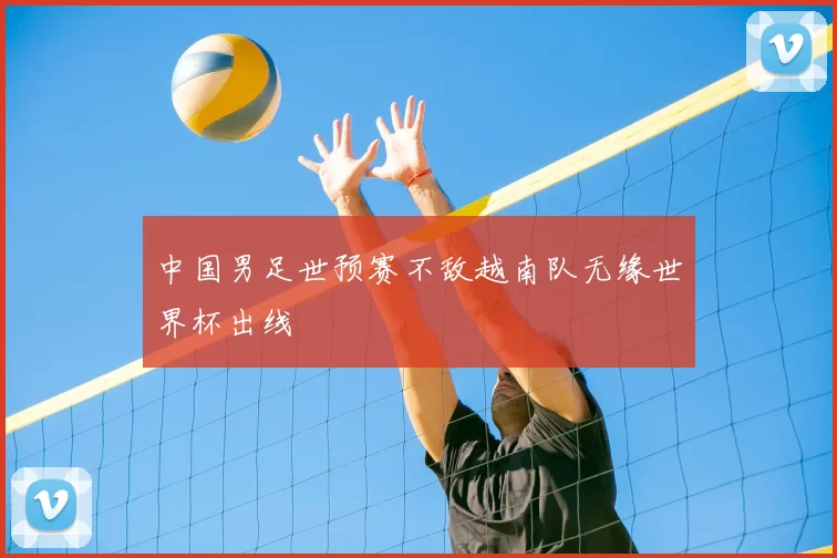 中国男足世预赛不敌越南队无缘世界杯出线